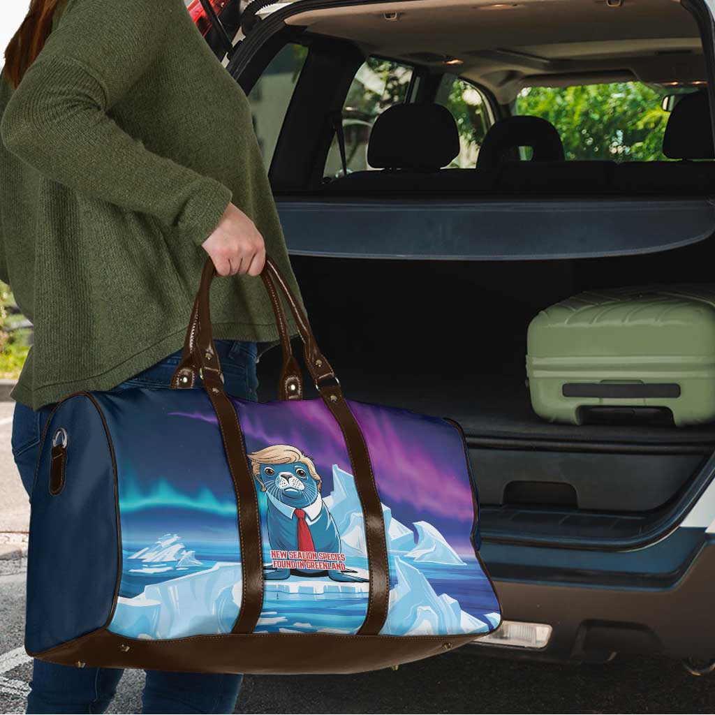 I Stand With Greenland Travel Bag Funny Sealion Founding
