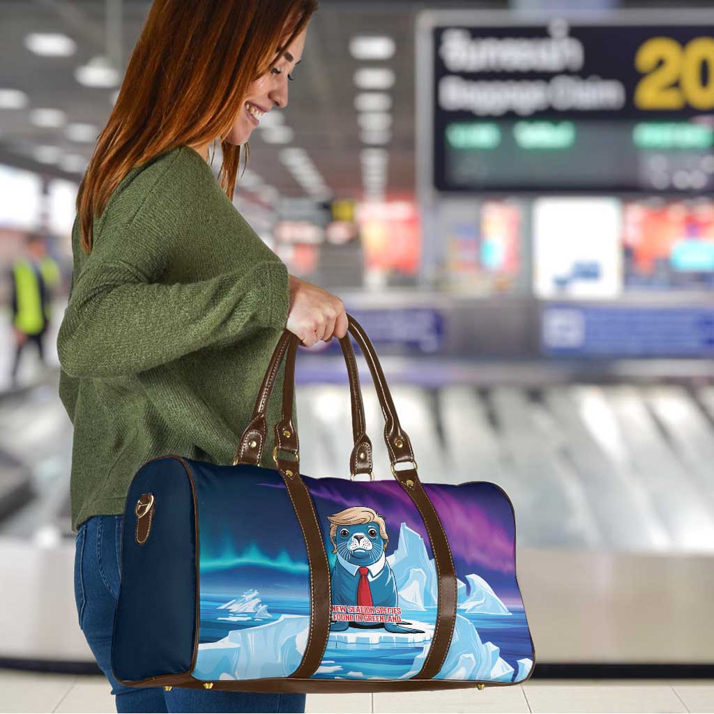 I Stand With Greenland Travel Bag Funny Sealion Founding