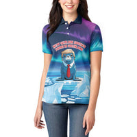 Personalized I Stand With Greenland Women Polo Shirt Funny Sealion Founding
