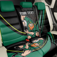 Custom Ireland Rugby Back Car Seat Cover Irish Shamrocks Warriors Sporty Style LT9 - Wonder Print Shop