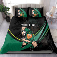 Custom Ireland Rugby Bedding Set Irish Shamrocks Warriors Sporty Style LT9 - Wonder Print Shop