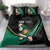 Custom Ireland Rugby Bedding Set Irish Shamrocks Warriors Sporty Style