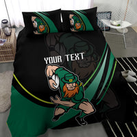 Custom Ireland Rugby Bedding Set Irish Shamrocks Warriors Sporty Style LT9 - Wonder Print Shop
