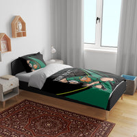 Custom Ireland Rugby Bedding Set Irish Shamrocks Warriors Sporty Style LT9 - Wonder Print Shop