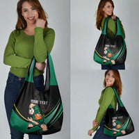 Custom Ireland Rugby Grocery Bag Irish Shamrocks Warriors Sporty Style