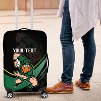 Custom Ireland Rugby Luggage Cover Irish Shamrocks Warriors Sporty Style - Wonder Print Shop