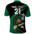 Custom Ireland Rugby Polo Shirt Irish Shamrocks Warriors Sporty Style