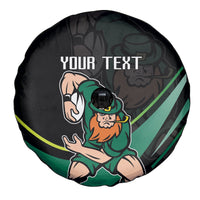 Custom Ireland Rugby Spare Tire Cover Irish Shamrocks Warriors Sporty Style - Wonder Print Shop