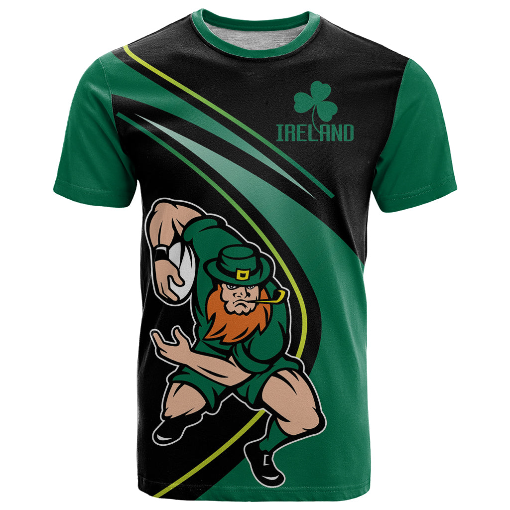 Custom Ireland Rugby T Shirt Irish Shamrocks Warriors Sporty Style - Wonder Print Shop