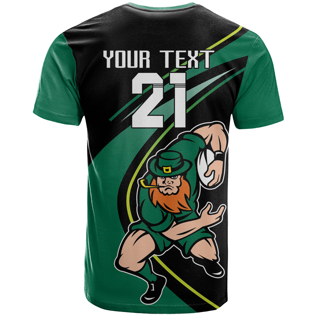 Custom Ireland Rugby T Shirt Irish Shamrocks Warriors Sporty Style - Wonder Print Shop