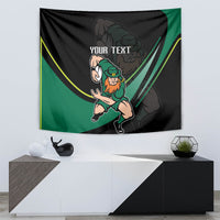 Custom Ireland Rugby Tapestry Irish Shamrocks Warriors Sporty Style - Wonder Print Shop