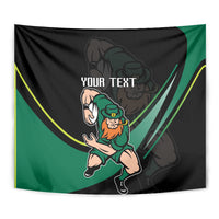 Custom Ireland Rugby Tapestry Irish Shamrocks Warriors Sporty Style - Wonder Print Shop