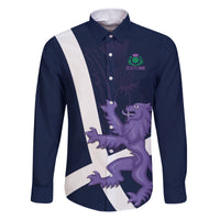 Custom Scotland Rugby Family Matching Puletasi and Hawaiian Shirt Scottish Lion and Thistle - Wonder Print Shop