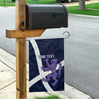 Custom Scotland Rugby Garden Flag Scottish Lion and Thistle - Wonder Print Shop