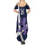 Custom Scotland Rugby Summer Maxi Dress Scottish Lion and Thistle - Wonder Print Shop