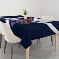 Custom Scotland Rugby Tablecloth Scottish Lion and Thistle - Wonder Print Shop