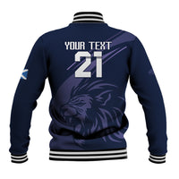 Custom Scotland Rugby Baseball Jacket Scottish Lion Sporty Style LT9 - Wonder Print Shop