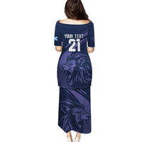 Custom Scotland Rugby Family Matching Puletasi and Hawaiian Shirt Scottish Lion Sporty Style - Wonder Print Shop