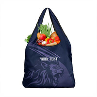 Custom Scotland Rugby Grocery Bag Scottish Lion Sporty Style