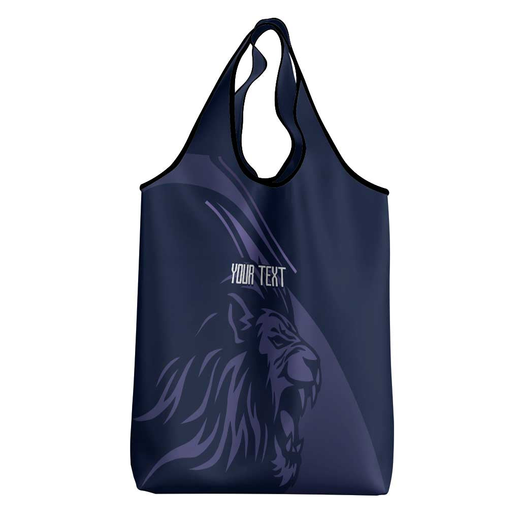 Custom Scotland Rugby Grocery Bag Scottish Lion Sporty Style