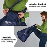 Custom Scotland Rugby Grocery Bag Scottish Lion Sporty Style