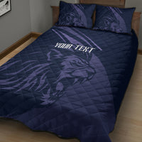 Custom Scotland Rugby Quilt Bed Set Scottish Lion Sporty Style - Wonder Print Shop