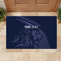 Custom Scotland Rugby Rubber Doormat Scottish Lion Sporty Style - Wonder Print Shop