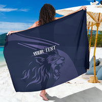 Custom Scotland Rugby Sarong Scottish Lion Sporty Style - Wonder Print Shop