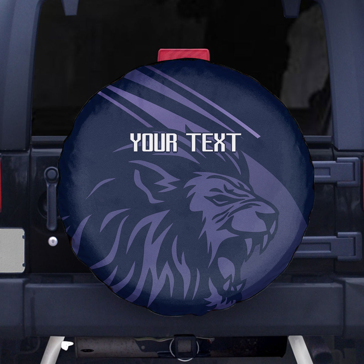 Custom Scotland Rugby Spare Tire Cover Scottish Lion Sporty Style - Wonder Print Shop