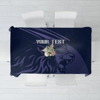 Custom Scotland Rugby Tablecloth Scottish Lion Sporty Style - Wonder Print Shop