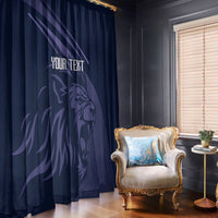 Custom Scotland Rugby Window Curtain Scottish Lion Sporty Style - Wonder Print Shop