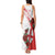 Custom England Rugby Tank Maxi Dress Red Rose Sporty Style - Wonder Print Shop