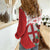 Custom England Rugby Women Casual Shirt Red Rose Sporty Style - Wonder Print Shop