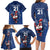 Custom France Rugby Family Matching Long Sleeve Bodycon Dress and Hawaiian Shirt Le XV de France Gallic Rooster