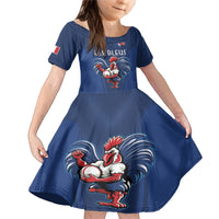 Custom France Rugby Family Matching Mermaid Dress and Hawaiian Shirt Le XV de France Gallic Rooster LT9 - Wonder Print Shop