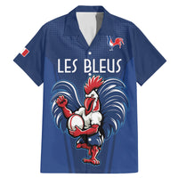 Custom France Rugby Family Matching Mermaid Dress and Hawaiian Shirt Le XV de France Gallic Rooster LT9 - Wonder Print Shop