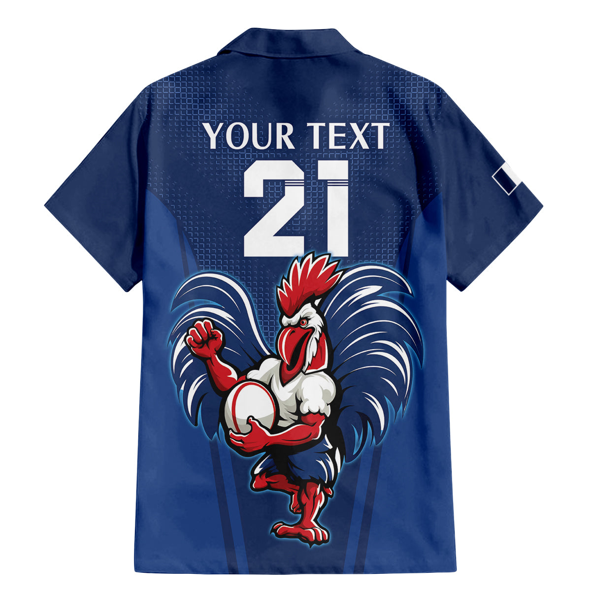 Custom France Rugby Family Matching Mermaid Dress and Hawaiian Shirt Le XV de France Gallic Rooster LT9 - Wonder Print Shop