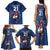 Custom France Rugby Family Matching Tank Maxi Dress and Hawaiian Shirt Le XV de France Gallic Rooster