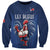 Custom France Rugby Sweatshirt Le XV de France Gallic Rooster