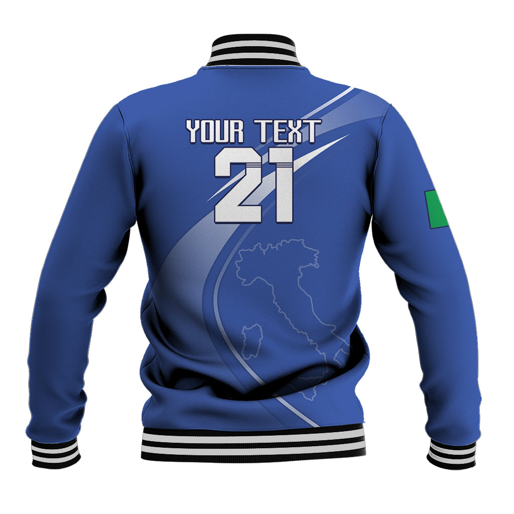 Custom Italy Rugby Baseball Jacket Come On Gli Azzurri LT9 - Wonder Print Shop