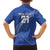 Custom Italy Rugby Family Matching Off Shoulder Maxi Dress and Hawaiian Shirt Come On Gli Azzurri LT9 - Wonder Print Shop