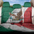Eagle Devouring Snake Mexican Emblem Personalized Back Car Seat Cover Grunge Flag Style