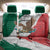 Eagle Devouring Snake Mexican Emblem Personalized Back Car Seat Cover Grunge Flag Style