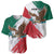 Eagle Devouring Snake Mexican Emblem Personalized Baseball Jersey Grunge Flag Style
