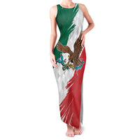 Eagle Devouring Snake Mexican Emblem Personalized Family Matching Tank Maxi Dress and Hawaiian Shirt Grunge Flag Style