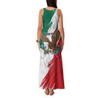 Eagle Devouring Snake Mexican Emblem Personalized Family Matching Tank Maxi Dress and Hawaiian Shirt Grunge Flag Style