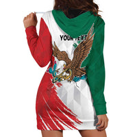Eagle Devouring Snake Mexican Emblem Personalized Hoodie Dress Grunge Flag Style