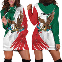 Eagle Devouring Snake Mexican Emblem Personalized Hoodie Dress Grunge Flag Style