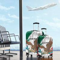 Eagle Devouring Snake Mexican Emblem Personalized Luggage Cover Grunge Flag Style