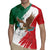 Eagle Devouring Snake Mexican Emblem Personalized Rugby Jersey Grunge Flag Style
